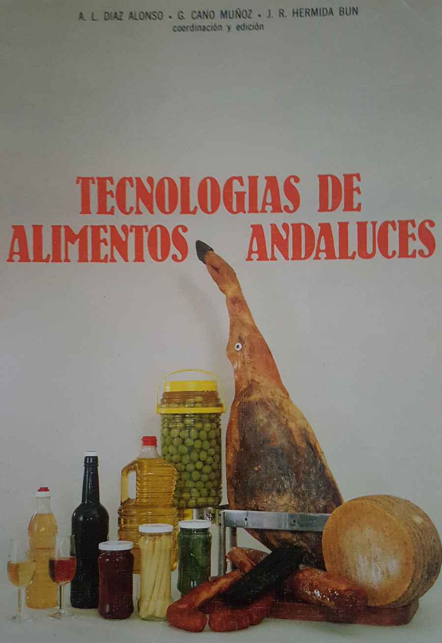 Cap. “Técnicas para la obtención de aceite de oliva de calidad”. Tecnología de los Alimentos andaluces. A.L. Díaz Alonso, G.Cano Muñoz, J.R. Hermida Bun Editores. 1990.