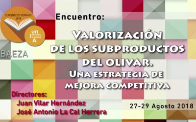 Participación en un curso de la UNIA sobre subproductos del olivar