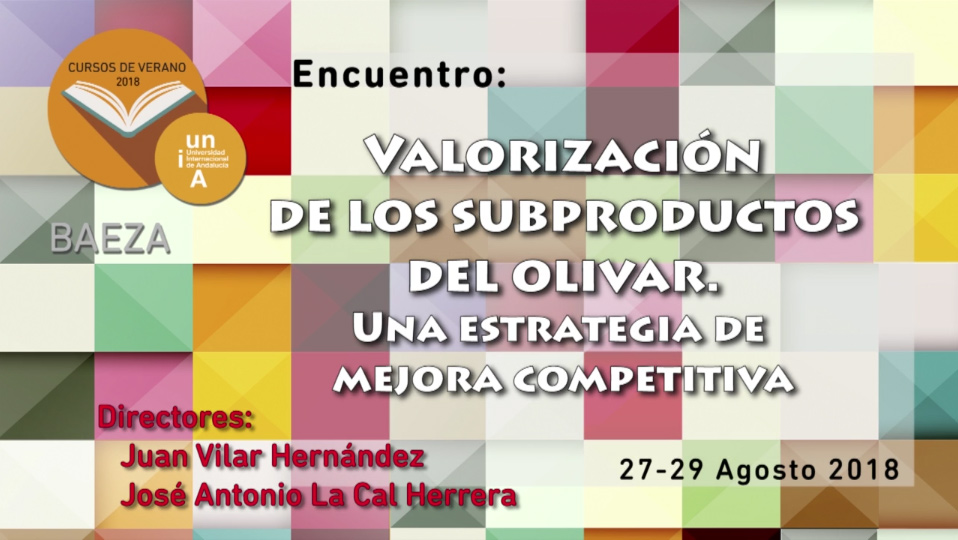 Participación en un curso de la UNIA sobre subproductos del olivar