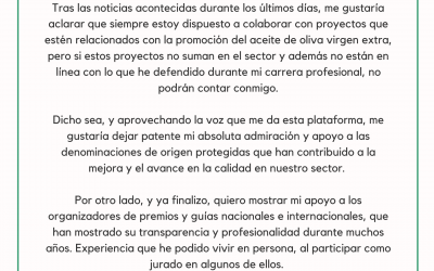 Comunicado de Marino Uceda